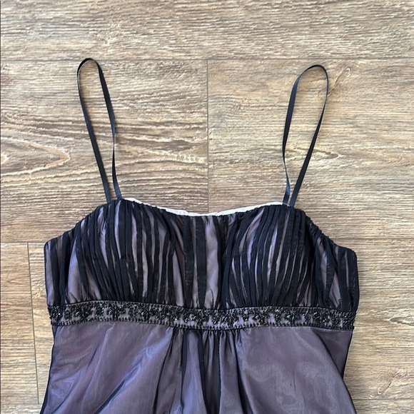 Nicole by Nicole Miller Women's Size 12 High Low Formal Dress Purple Bubble Hem - Picture 2 of 14